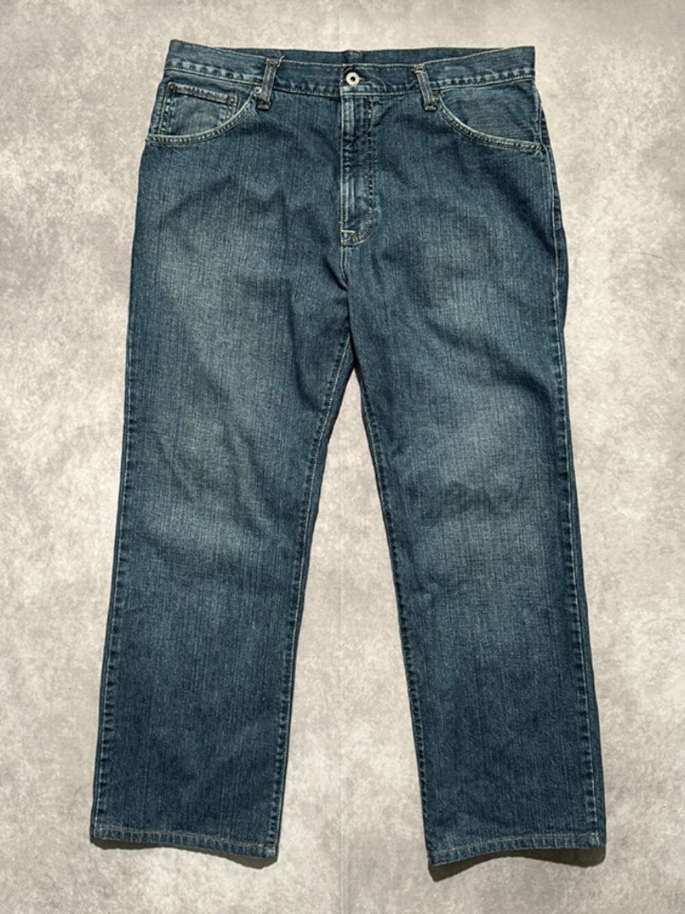 Polo Ralph Lauren Ashmore Jeans Mens 36x28 Blue Straight Fit Medium Wash Denim
